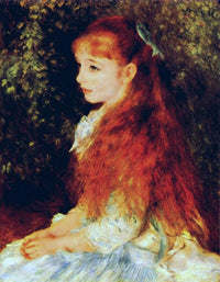 Mlle Irene Cahen d'Anvers by Pierre-Auguste Renoir — hand-painted portrait oil painting reproduction on canvas