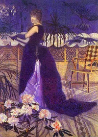 Mme. Hector France, nee Irma Clare and Later by Henri-Edmond Cross — hand-painted botanical oil painting reproduction on canvas
