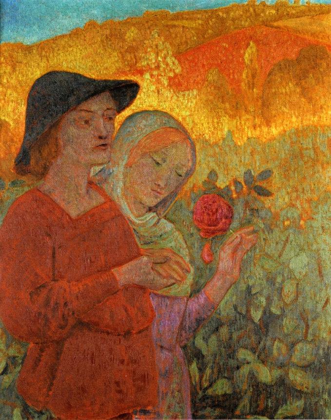 Mognonne Allons Voir si la Rose by Paul Serusier — hand-painted portrait oil painting reproduction on canvas