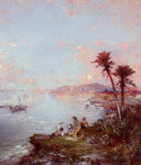 Monaco by Franz Richard Unterberger — hand-painted botanical oil painting reproduction on canvas