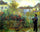 Monet painting in his garden at Argenteuil in modern living room