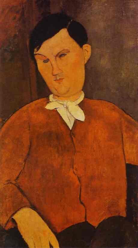 Monsier Deleu by Amedeo Modigliani — hand-painted nude oil painting reproduction on canvas