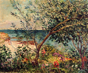 Monsieur Maufra's Garden by the Sea - Maxime Maufra