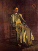 Monsignor Diomede Falconia by Thomas Eakins — hand-painted portrait oil painting reproduction on canvas