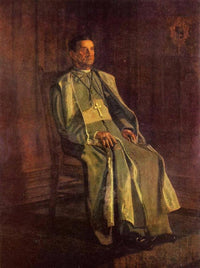 Monsignor Diomede Falconia by Thomas Eakins — hand-painted portrait oil painting reproduction on canvas
