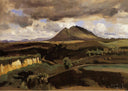 Mont Soracte by Camille Corot — seascapes oil painting wall art, Realism