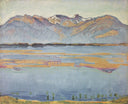 Montanasee by Ferdinand Hodler — hand-painted landscape oil painting reproduction on canvas
