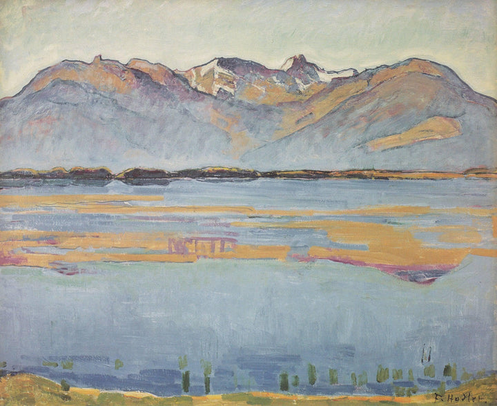 Montanasee by Ferdinand Hodler — hand-painted landscape oil painting reproduction on canvas