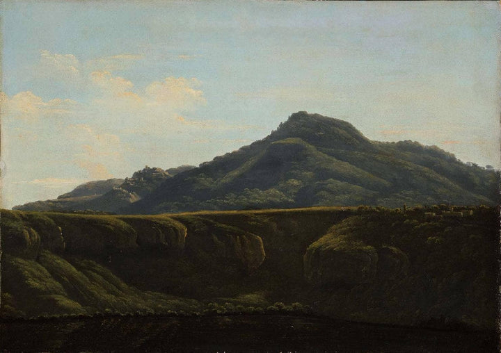 Monte Cavo Du Lac D'albano by Jean-Joseph-Xavier Bidauld — hand-painted landscape oil painting reproduction on canvas