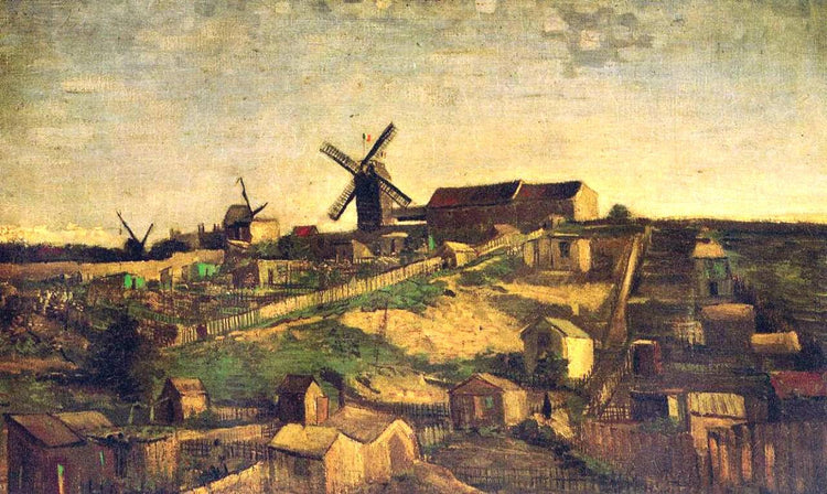 Montmartre the Quarry and  Windmills - Vincent van Gogh