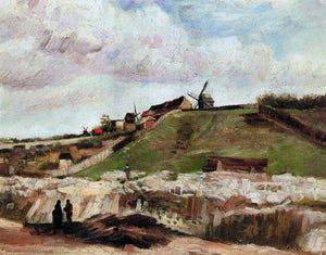 Montmartre the Quarry and  Windmills - Vincent van Gogh