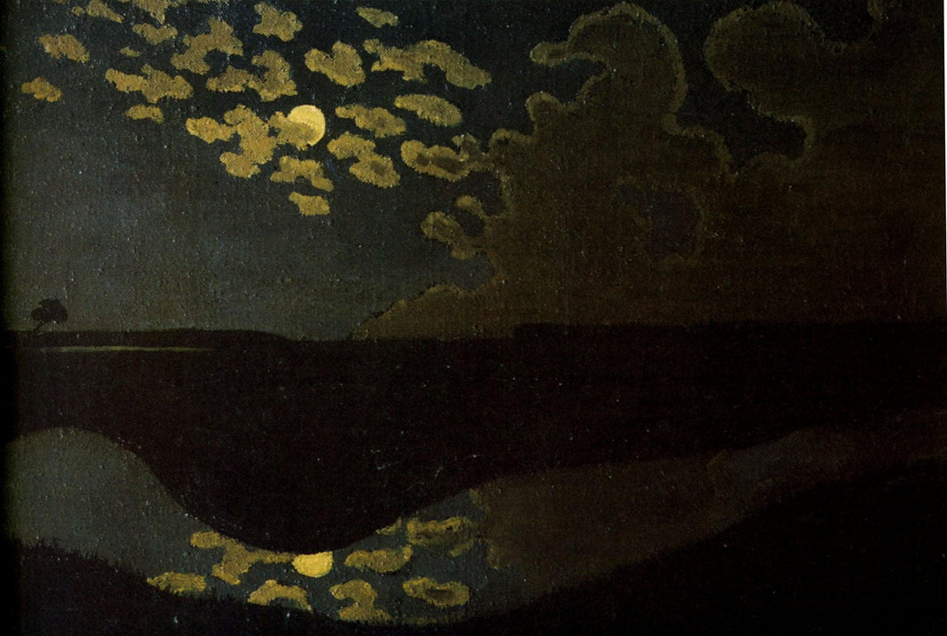 Moonlight by Felix Vallotton — hand-painted abstract oil painting reproduction on canvas