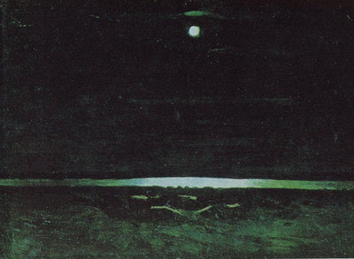 Moonlight Night on the Dnieper in study