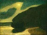 Moonlit Cove by Albert Pinkham Ryder — hand-painted landscape oil painting reproduction on canvas