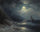 Moonlit Landscape with a Ship in bedroom