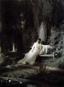 Moonlit Night by Ivan Kramskoy — hand-painted photography oil painting reproduction on canvas