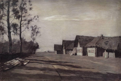 Moonlit Night. A Village in master bedroom
