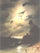 Moonlit Seascape With Shipwreck in study