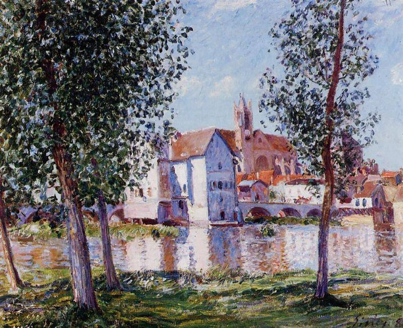 Moret sur Loing - Alfred Sisley