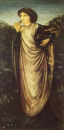 Morgan Le Fay by Edward Burne-Jones, female oil painting wall art, Romanticism