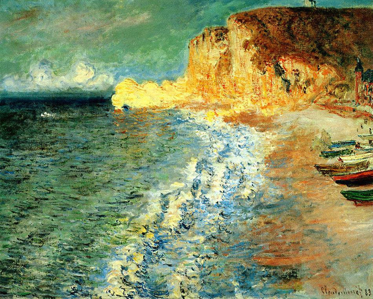 Morning at Etretat - Claude Monet