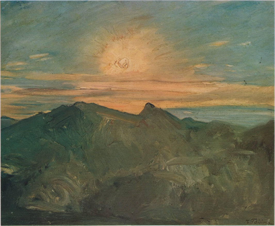 Morning Light by Fujishima Takeji — hand-painted landscape oil painting reproduction on canvas