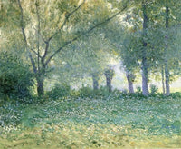 Morning Mist (also known as Late Spring) by Guy Rose — hand-painted botanical oil painting reproduction on canvas