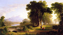 Morning of Life by Asher Brown Durand — hand-painted landscape oil painting reproduction on canvas