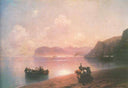 Morning on a sea by Ivan Aivazovsky — ships oil painting wall art, Romanticism