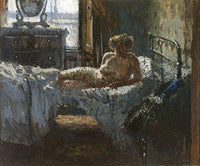 Mornington Crescent nude, contre-jour by Walter Sickert — hand-painted eco oil painting reproduction on canvas
