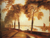 Mortlake Terrace by J.M.W. Turner — hand-painted botanical oil painting reproduction on canvas