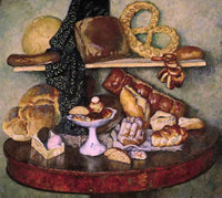 Moscow Food: Breads by Ilya Mashkov — hand-painted photography oil painting reproduction on canvas