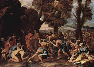 Moses Striking Water from the Rock - Nicolas Poussin