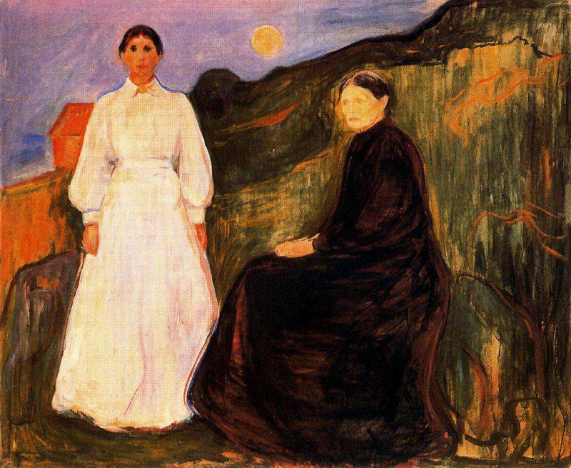 Mother and Daughter - Edvard Munch