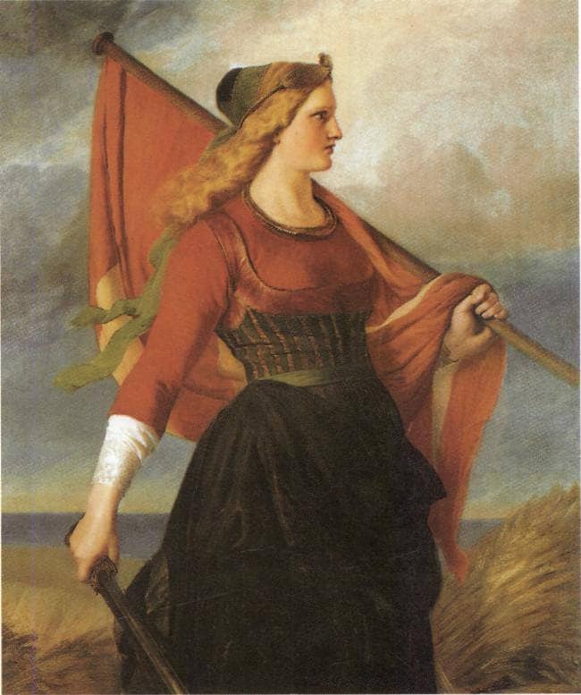 Mother Denmark by Elisabeth Jerichau-Baumann — hand-painted portrait oil painting reproduction on canvas