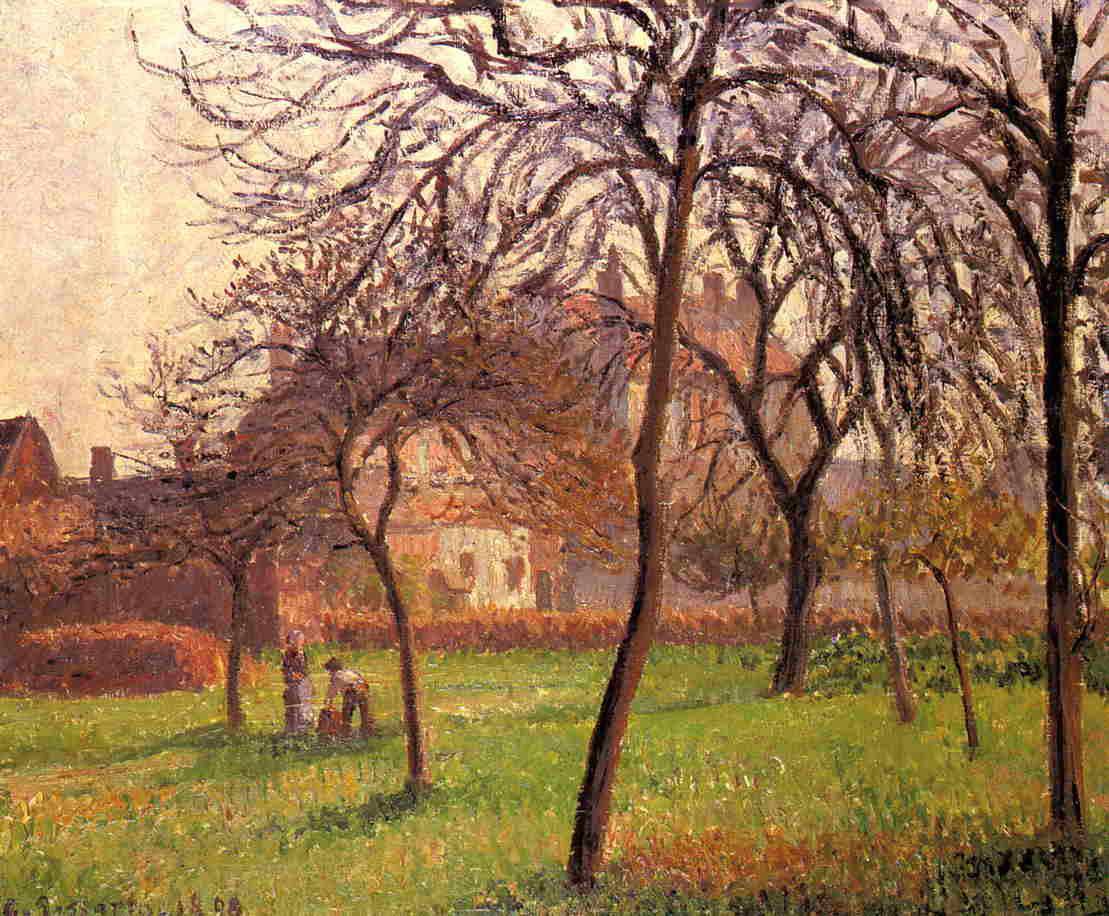 Mother Lucien s Field at Eragny - Camille Pissarro