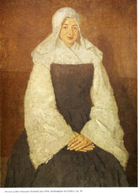 Mother Marie Poussepin by Gwen John — hand-painted portrait oil painting reproduction on canvas