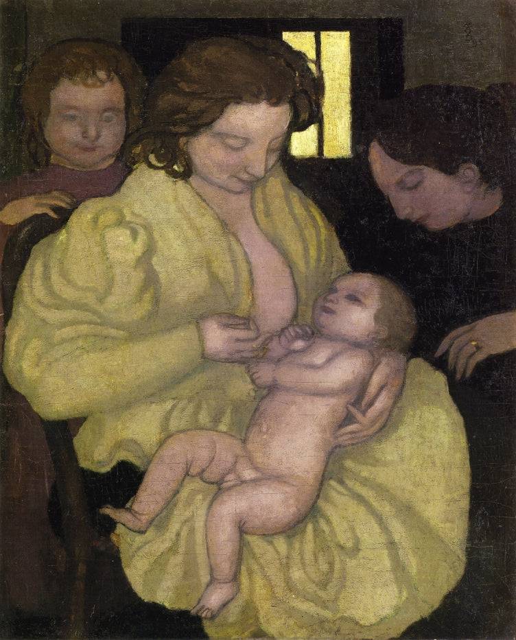 Motherhood by Maurice Denis, hand-painted portrait oil painting reproduction on canvas