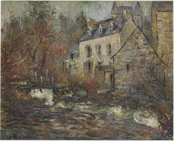 Moulin Simondou a Pont Aven by Gustave Loiseau — hand-painted landscape oil painting reproduction on canvas