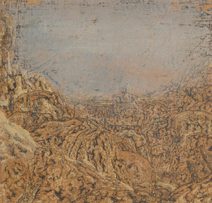 Mountain Gorge Bordered by a Road - Hercules Seghers