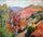 Mountain Landscape - Pontgibaud, village in Peschadoire in master bedroom
