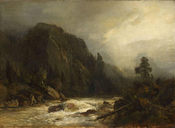 Mountain landscape with brook