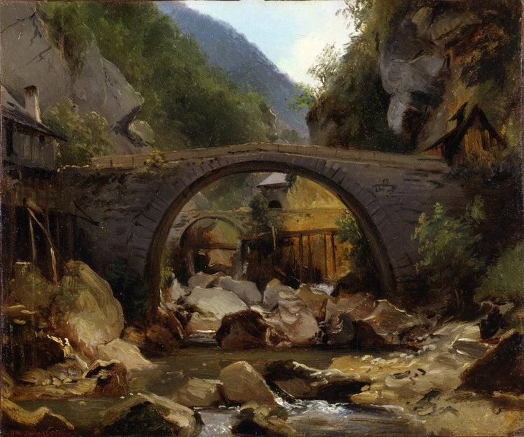 Mountain Stream in the Auvergne - Theodore Rousseau