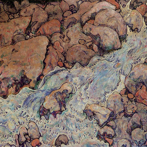 Mountain Torrent by Egon Schiele — Oil Painting Reproduction