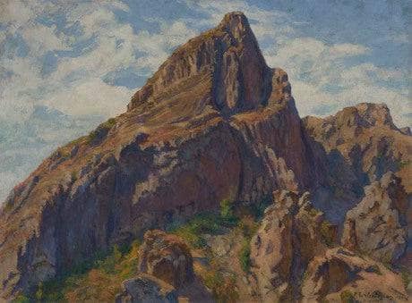 Mountains. Dzoraget by Panos Terlemezian — hand-painted landscape oil painting reproduction on canvas