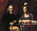 Mr.and Mrs.Isaac Winslow by John Singleton Copley — group oil painting wall art, Neoclassicism
