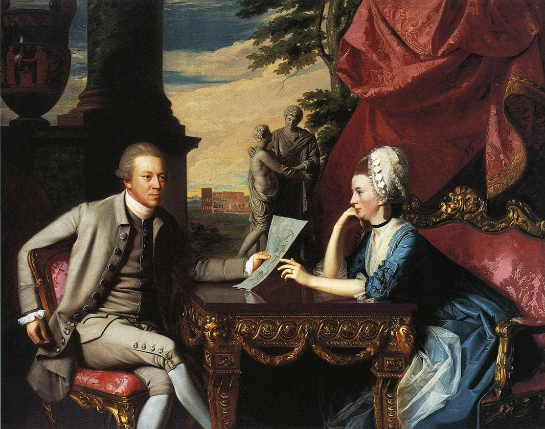 Mr.and Mrs. Ralph Izard by John Singleton Copley — hand-painted eco oil painting reproduction on canvas