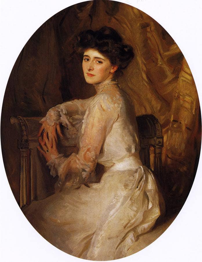 Mrs. Adolph Hirsh by John Singer Sargent — hand-painted portrait oil painting reproduction on canvas