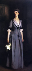Mrs. Albert Vickers by John Singer Sargent, male oil painting wall art, Realism