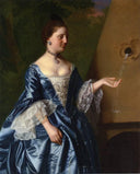 Mrs.Alice Hooper by John Singleton Copley — hand-painted portrait oil painting reproduction on canvas